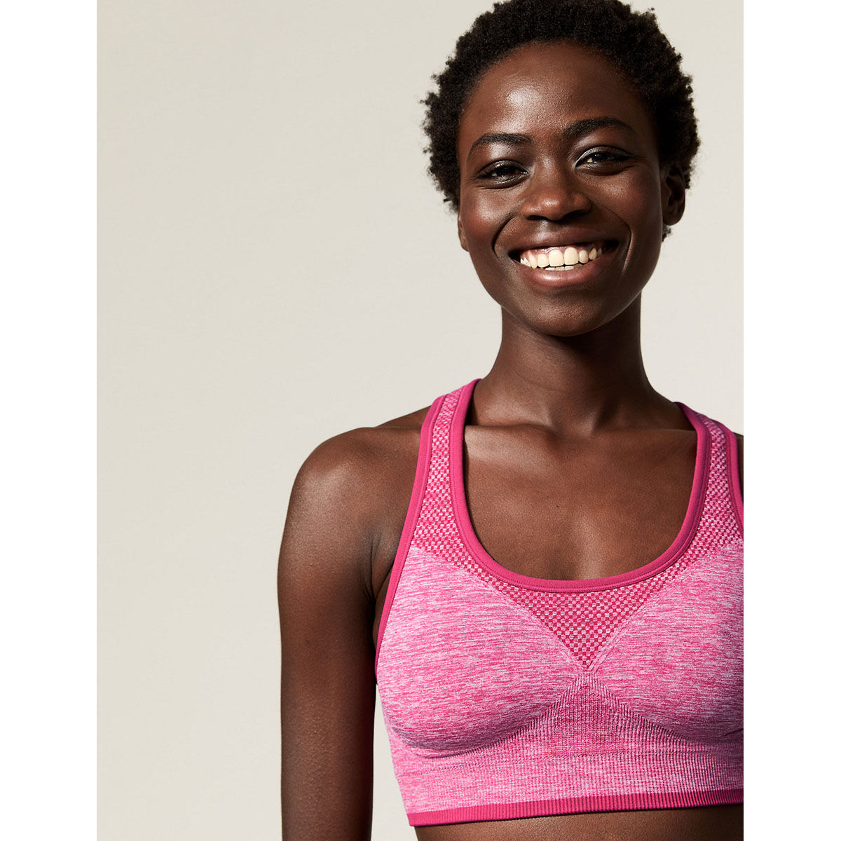 Marks & Spencer Reversible Seamless Medium Pink Support Sports Bra Buy