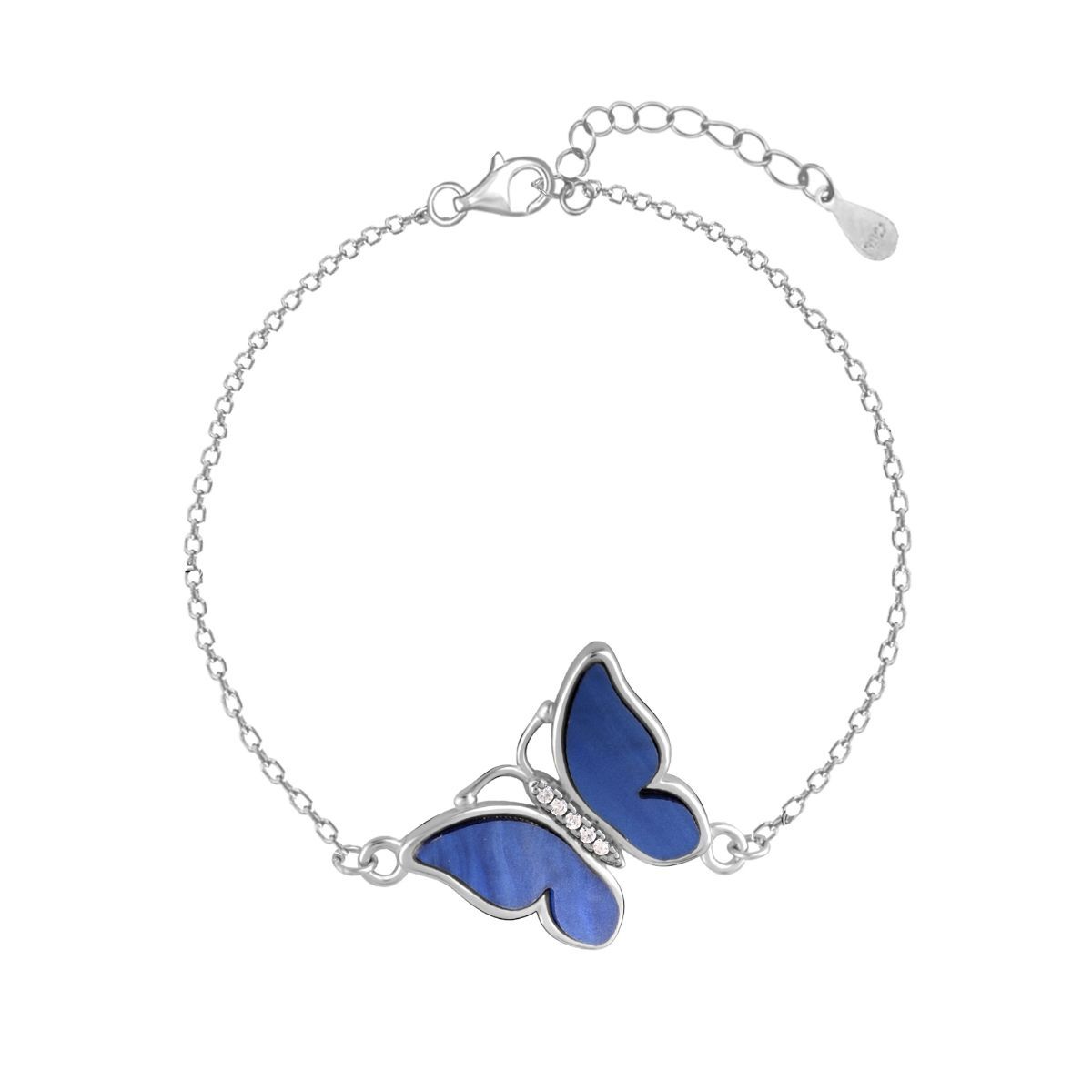 butterfly bracelet sterling silver