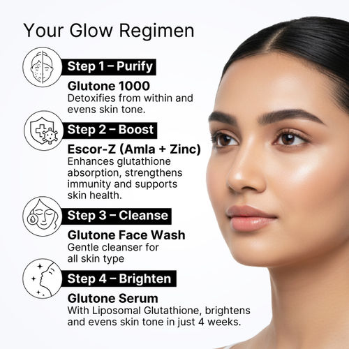 Buy Glutone1000 - Setria L-Glutathione & Vit C Tablets For Skin Brightening 