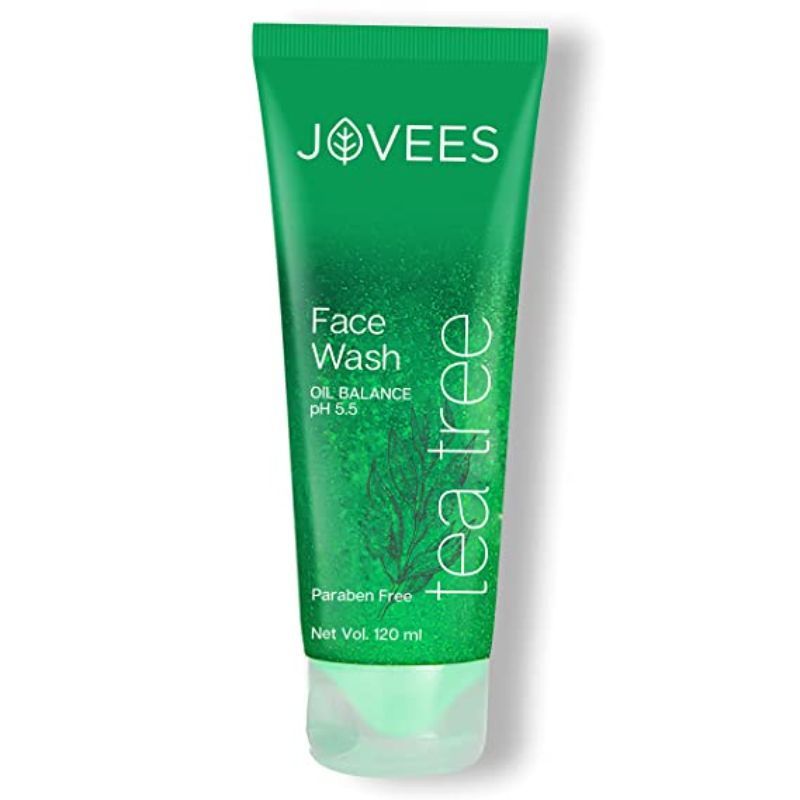 Jovees Herbal Tea Tree Oil Control Face Wash For Oily and Sensitive Skin and Paraben & Alcohol Free