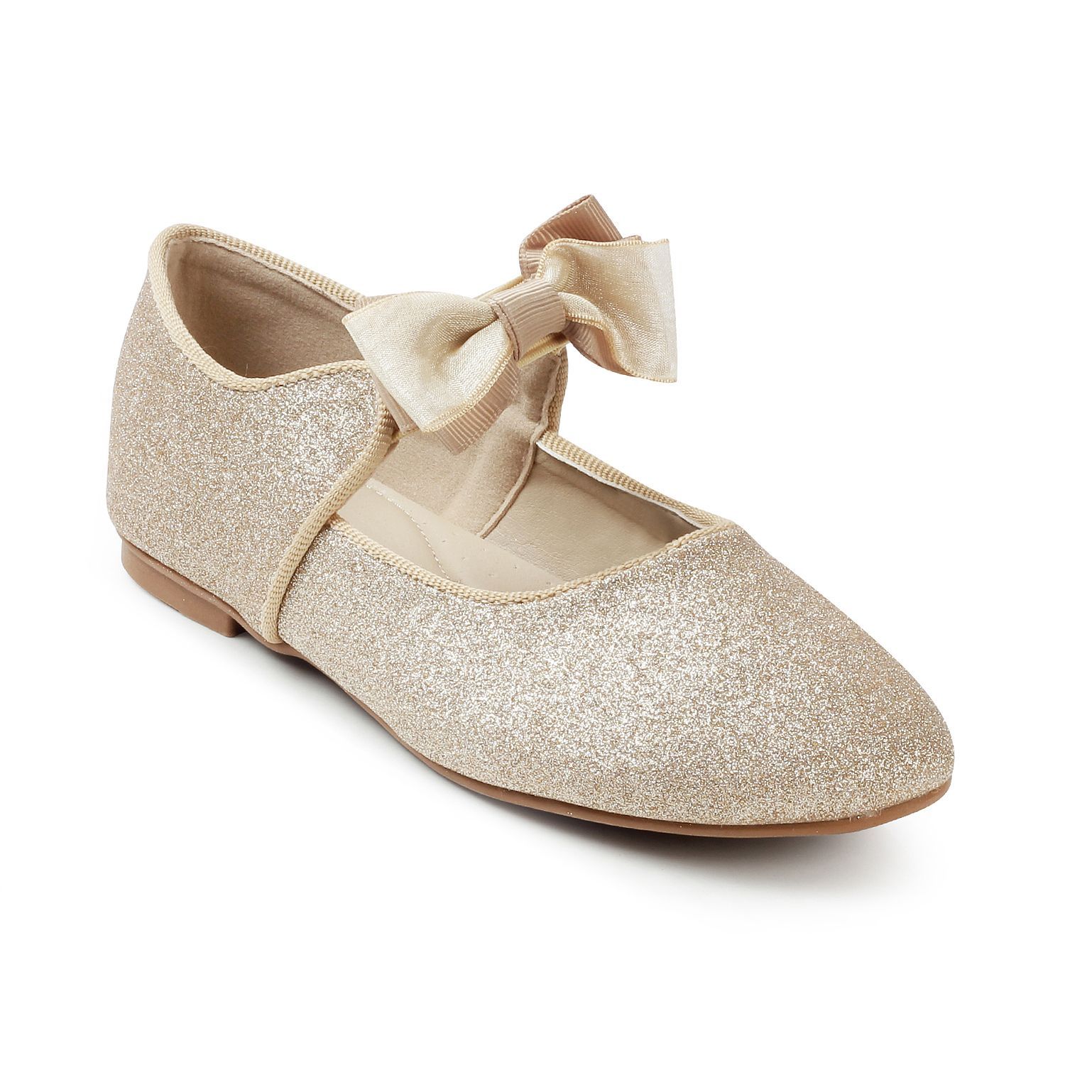 girls gold mary janes