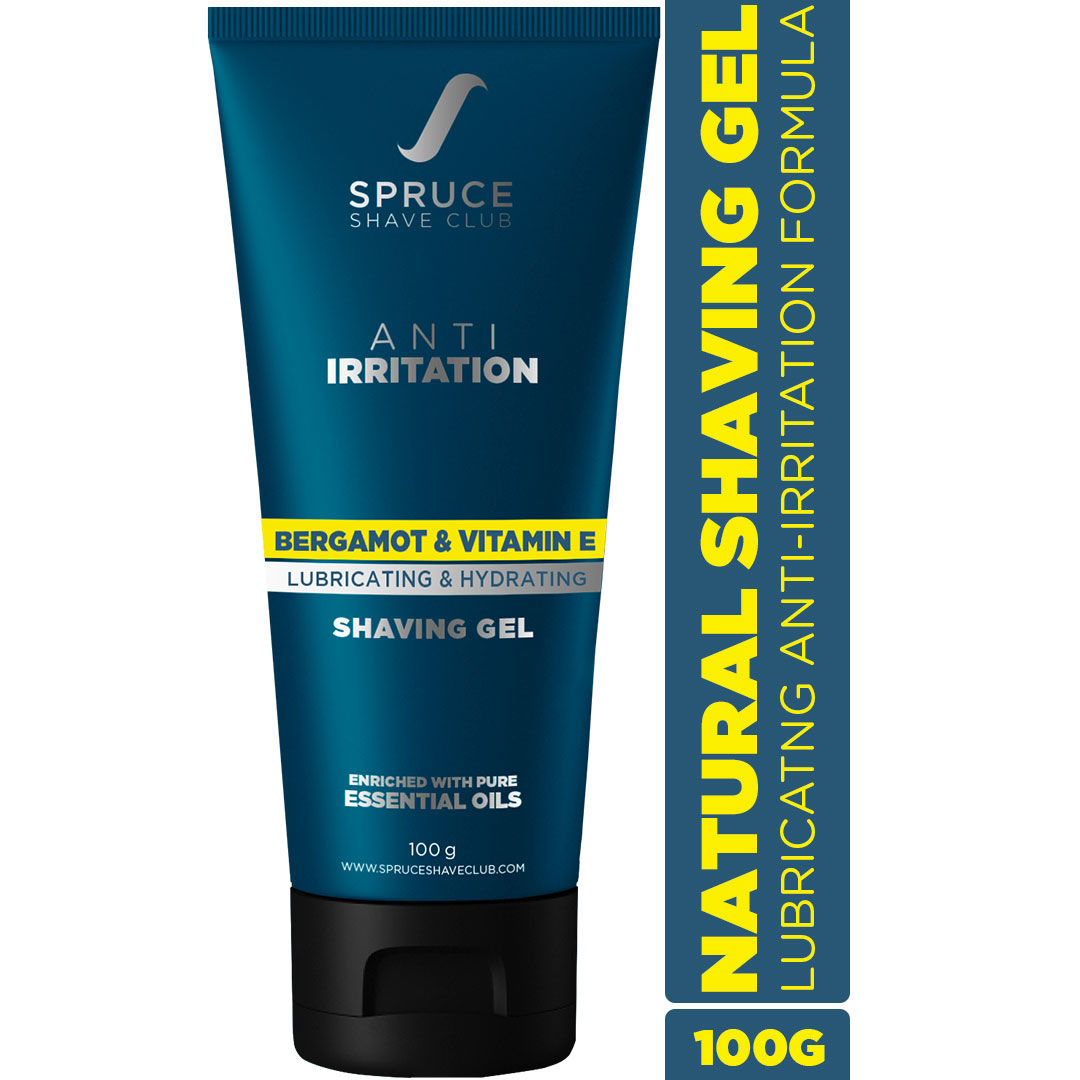 Spruce Shave Club Natural Anti Irritation Shaving Gel With Bergamot & Vitamin E
