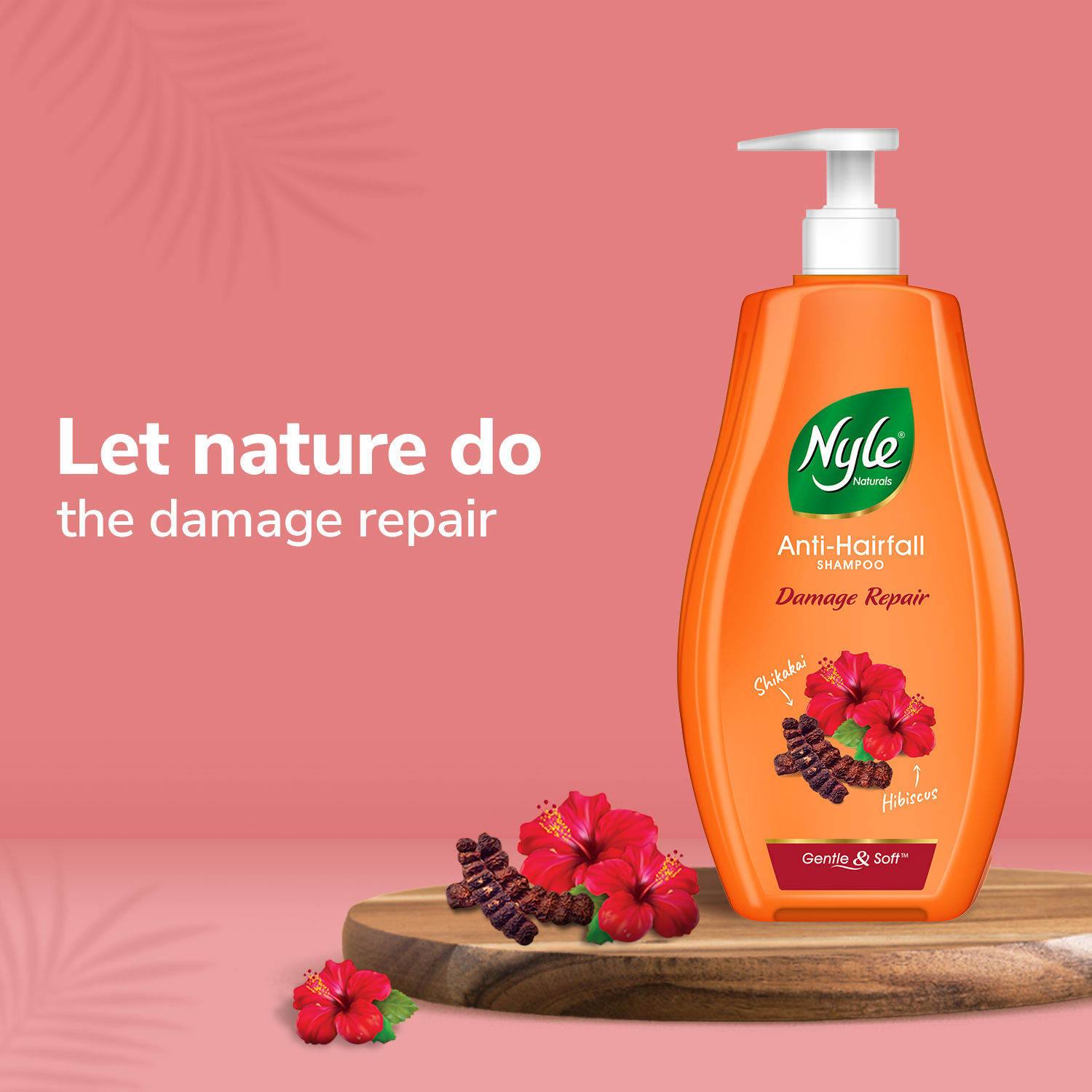 Nyle Naturals Silky and Smooth Anti Hairfall Shampoo With Goodness Of  Tulsi And Amla 90 ML