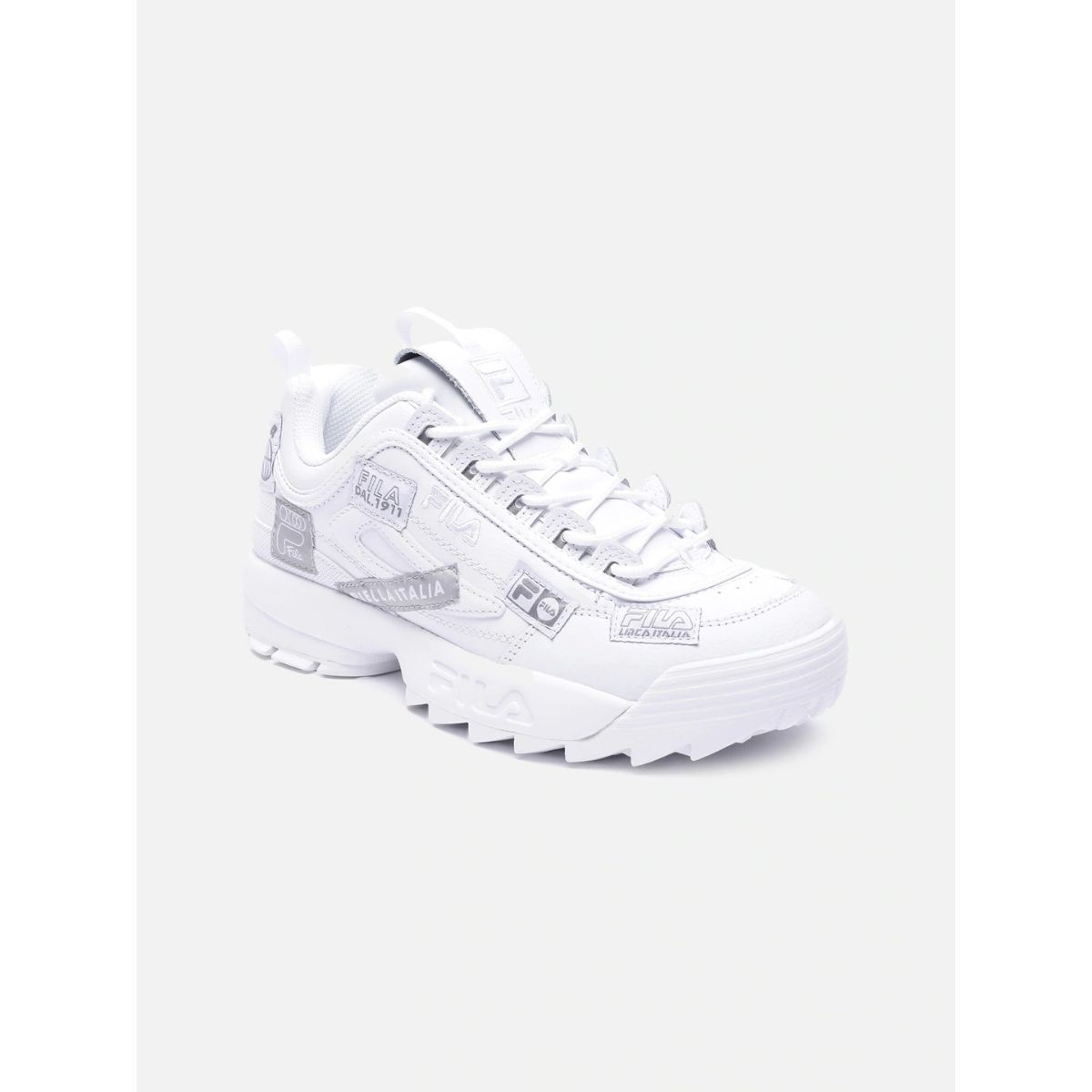 FILA DISRUPTOR II 110YR COLLECTION Women White Sneakers UK 3