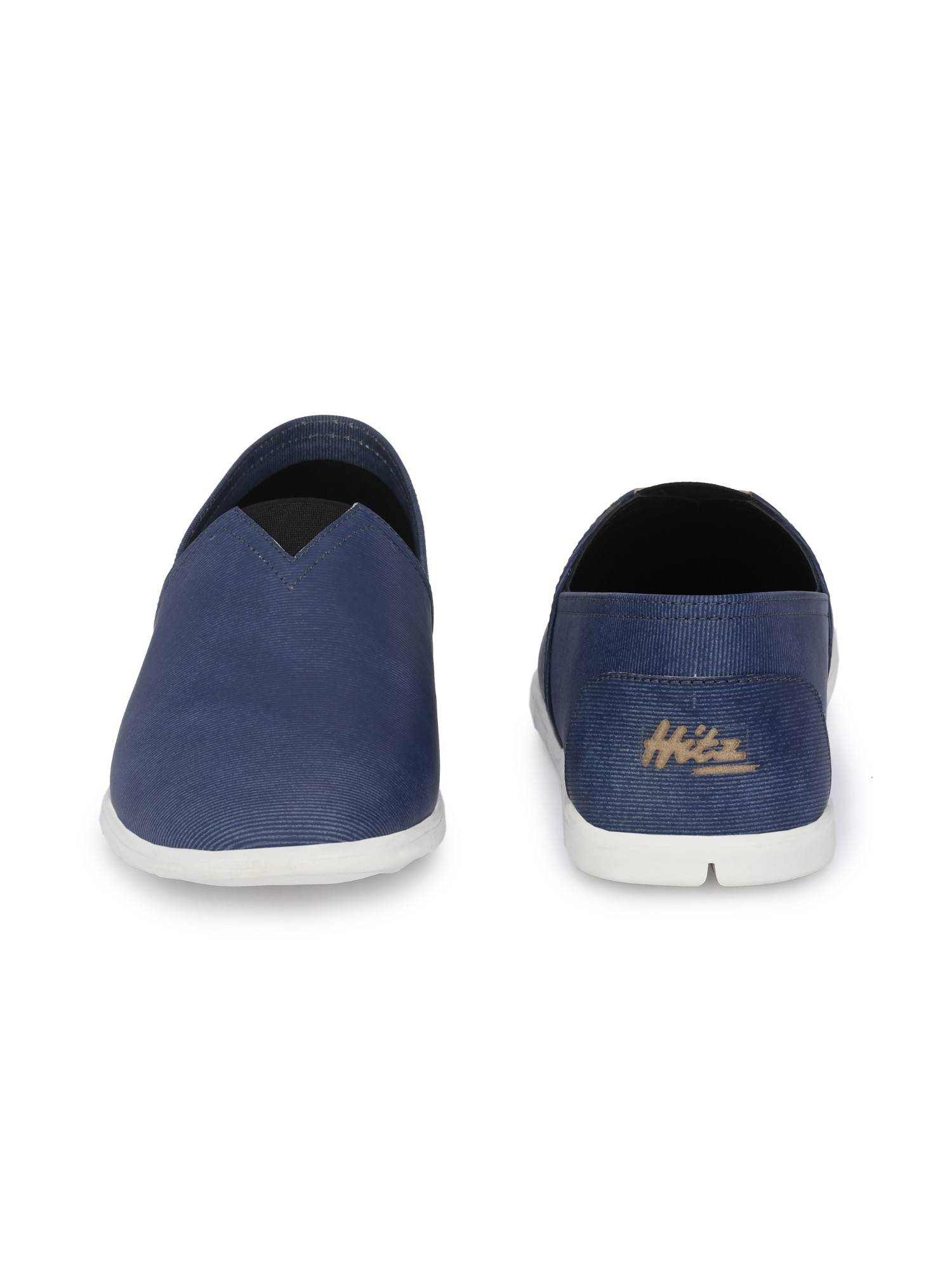 Hitz Blue Ras Buy Hitz Men's Blue Leather Slip On Casual Shoes Online