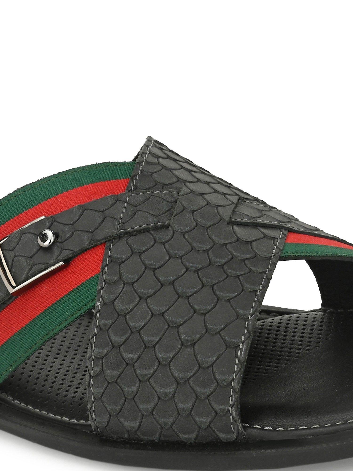 Buy Black Sandals for Men by CRISTOFANO Online | Ajio.com