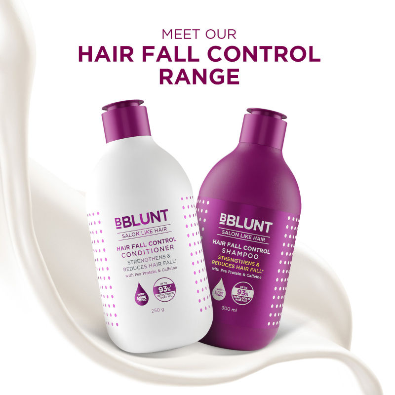 BBlunt Hair Fall Control Conditioner Pea Protein & Caffeine For