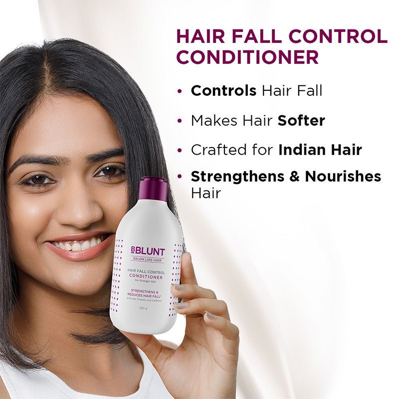 BBlunt Hair Fall Control Conditioner Pea Protein & Caffeine For