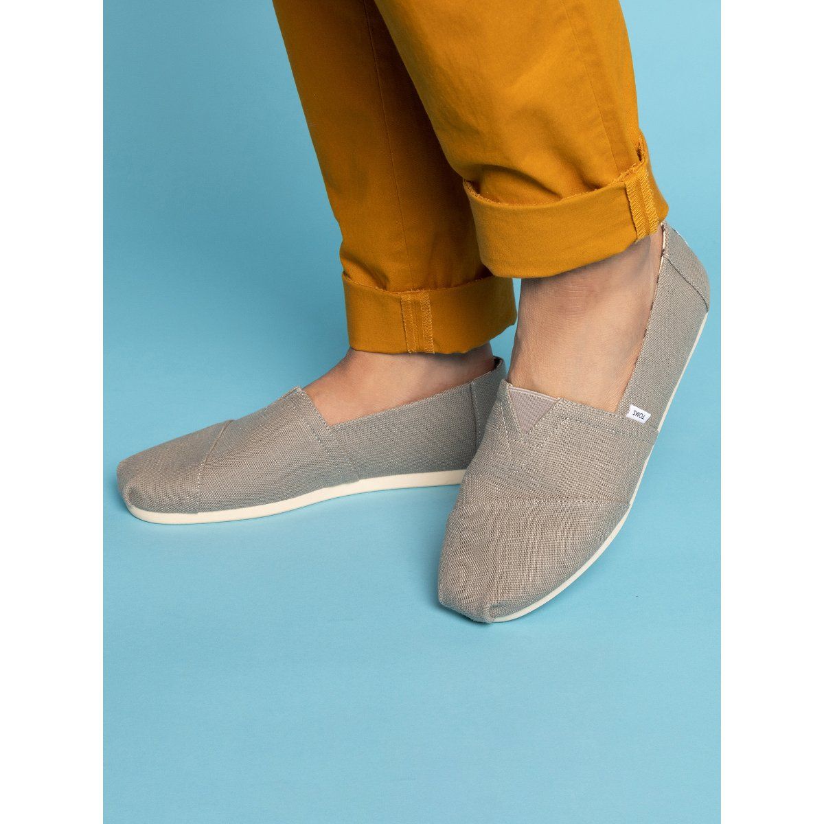 Slip Ons Toms Ash Canvas Toms Ash Grey Buy TOMS Alp Heritage