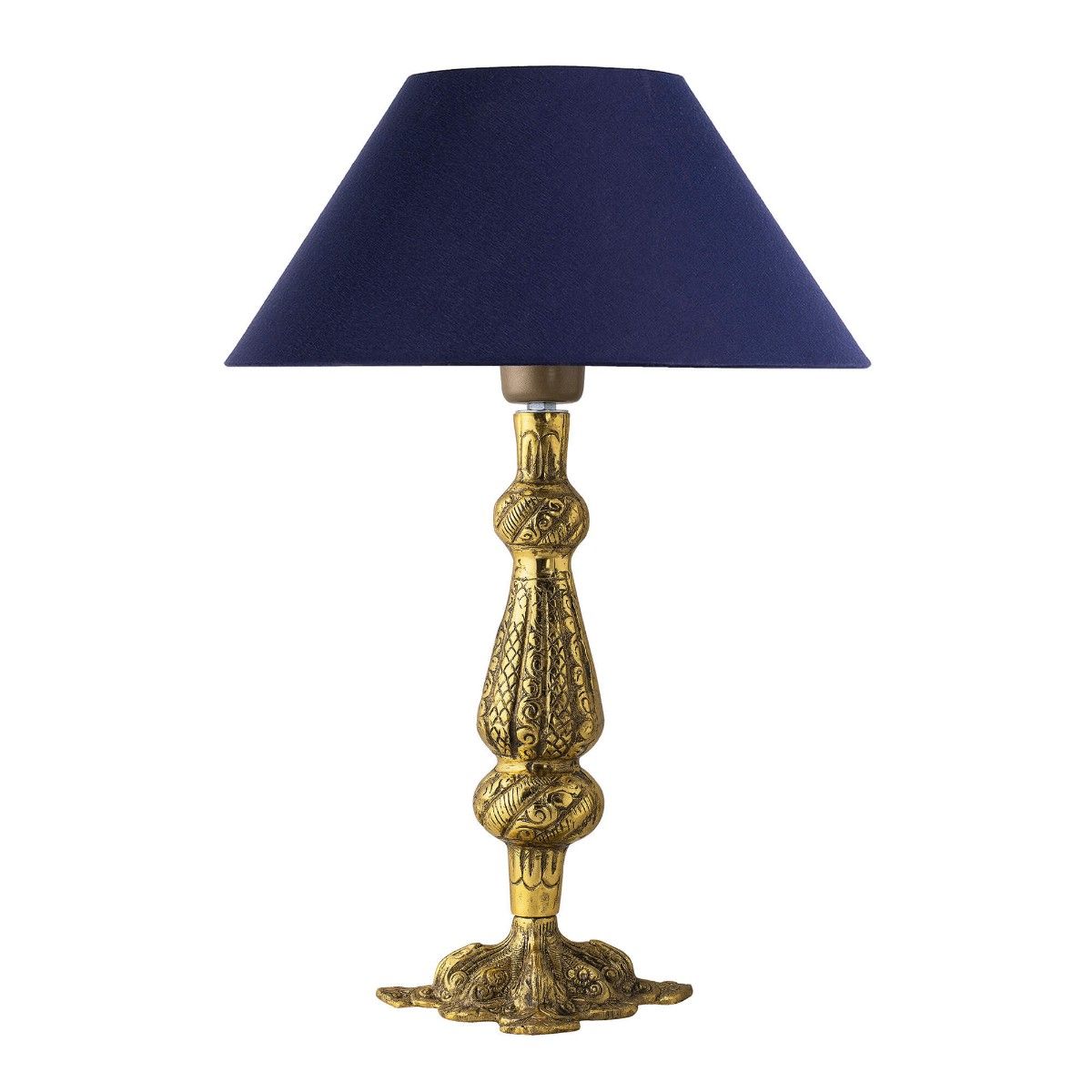 Homesake Metal Table Lamps Shade Scroll Blue Buy Homesake Metal Table Lamps Shade Scroll Blue