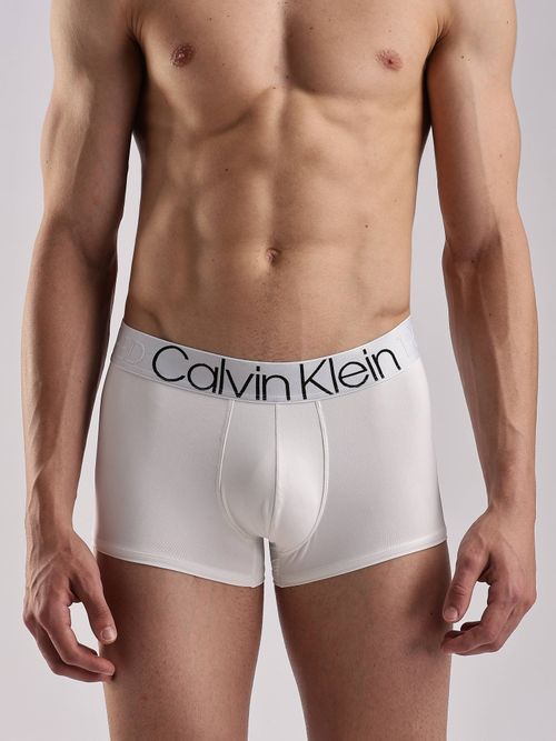 Calvin Klein Low-Rise Solid Off-White Trunks (S)