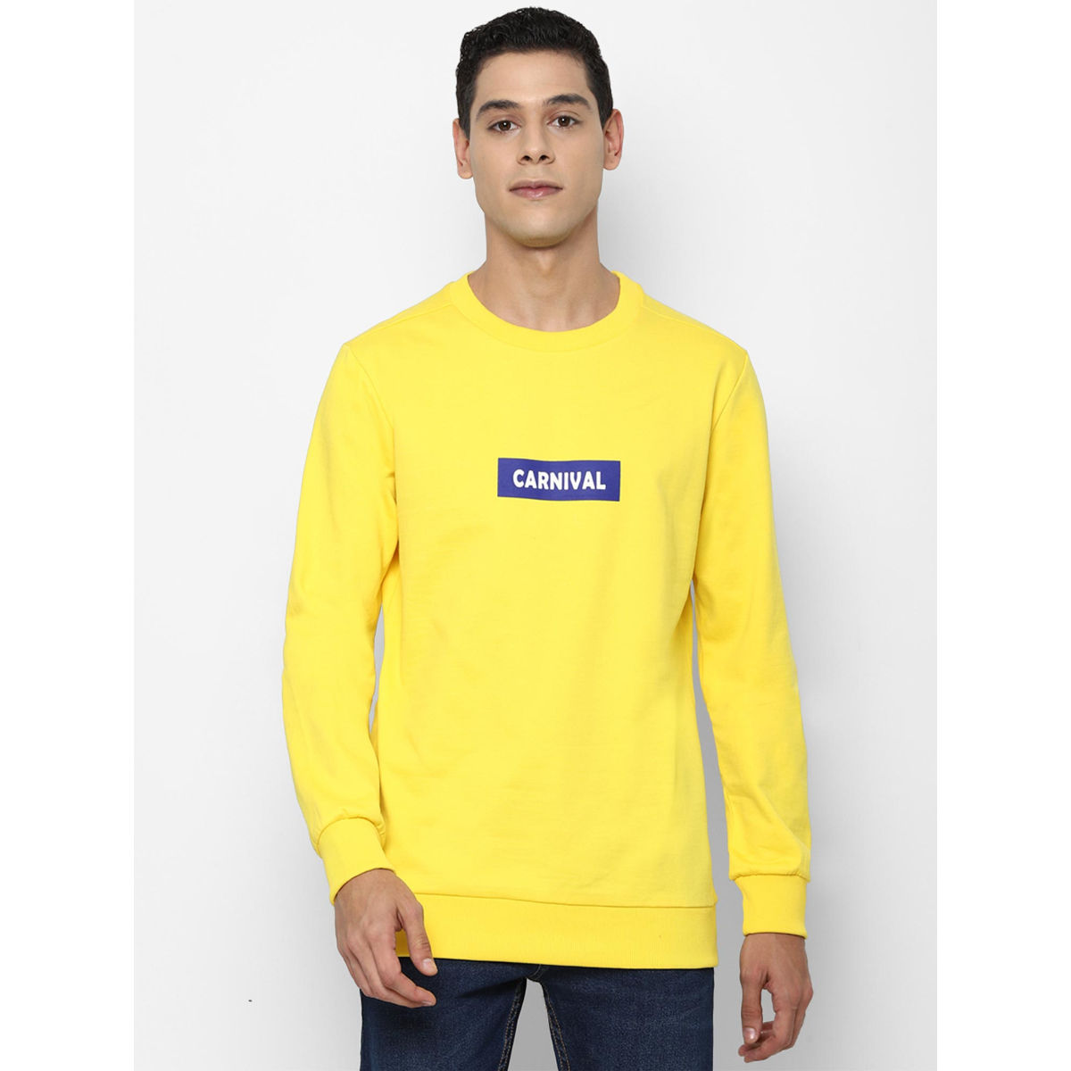 Yellow sweatshirt hot sale forever 21