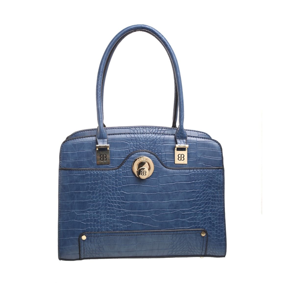 Kelly mini alligator handbag Hermès Blue in Alligator - 29183366
