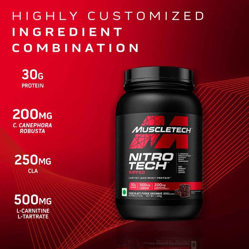 Muscletech Nitro Tech Ripped French Vanilla Bean Buy Muscletech Nitro Tech Ripped French