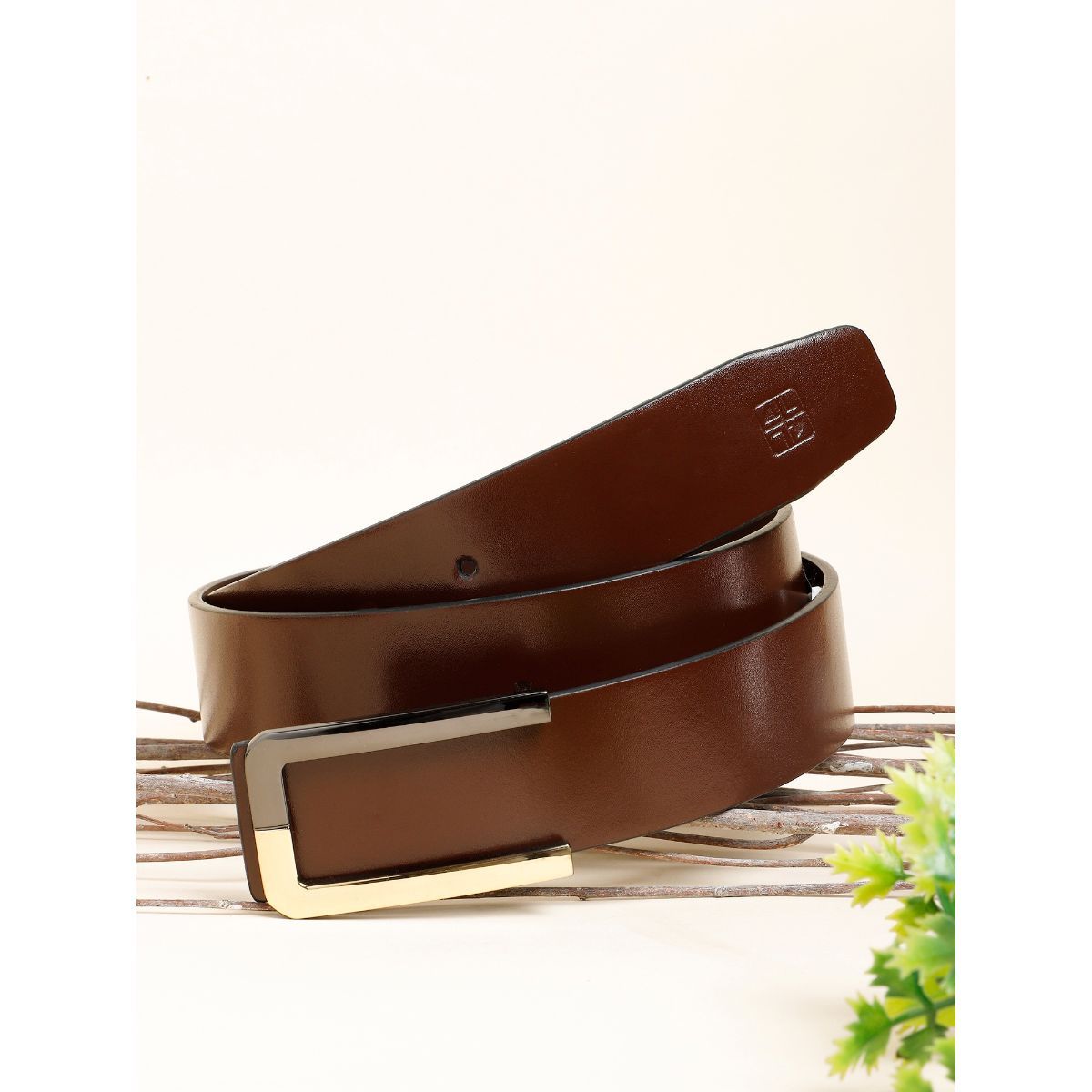 LOUIS STITCH Men Casual, Formal Black, Brown Genuine Leather Reversible Belt  Gunmetal Black - Price in India