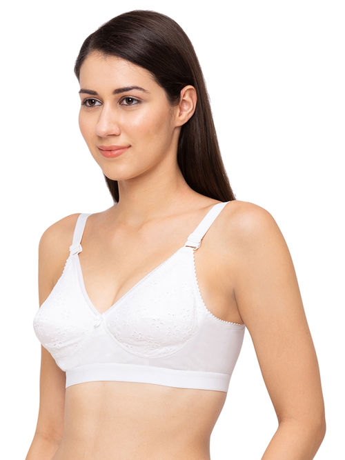 Buy Juliet Womens Non Padded Non Wired Bra Combo Chapali White Skin Online