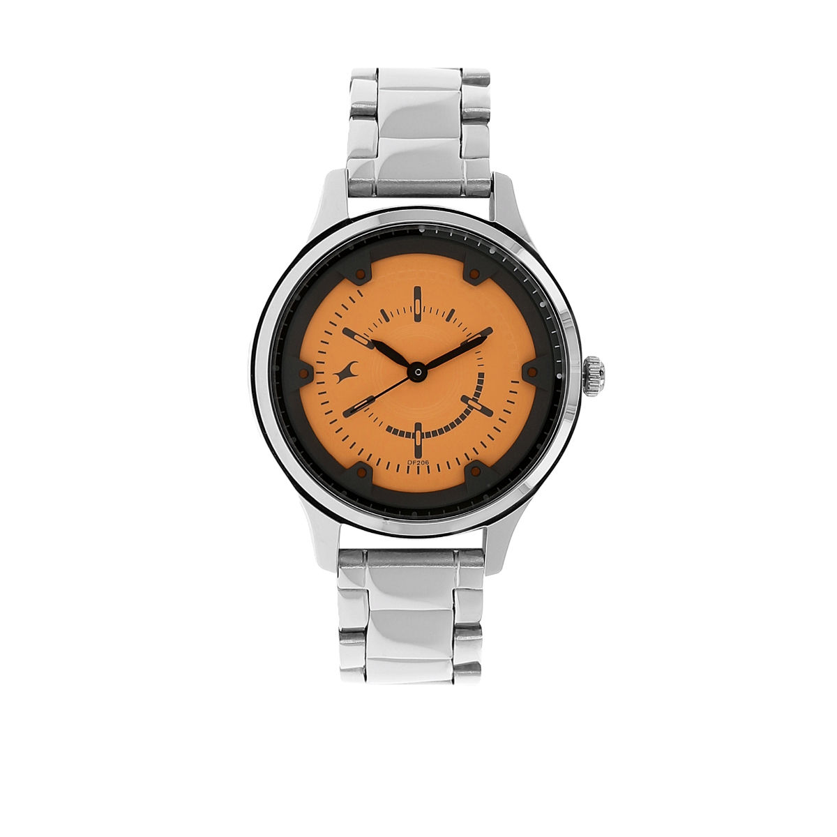 fastrack orange strap watch