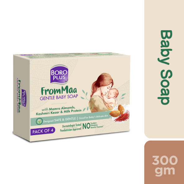 Boroplus From Maa Baby Bathing Soap - Pack Of 4