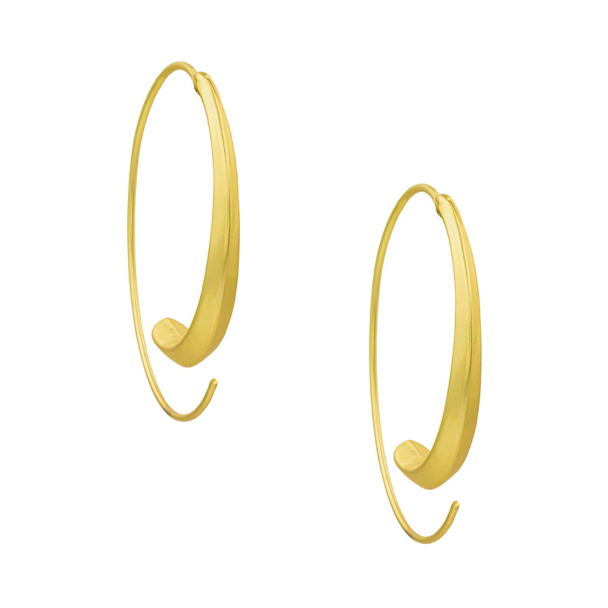 madelyn statement earrings in gold