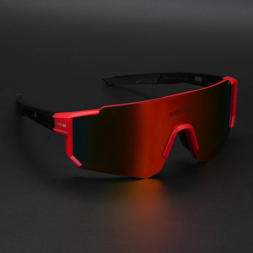 Buy Voyage Drift Wrap Around Polarized Multicolor Lens Red Frame