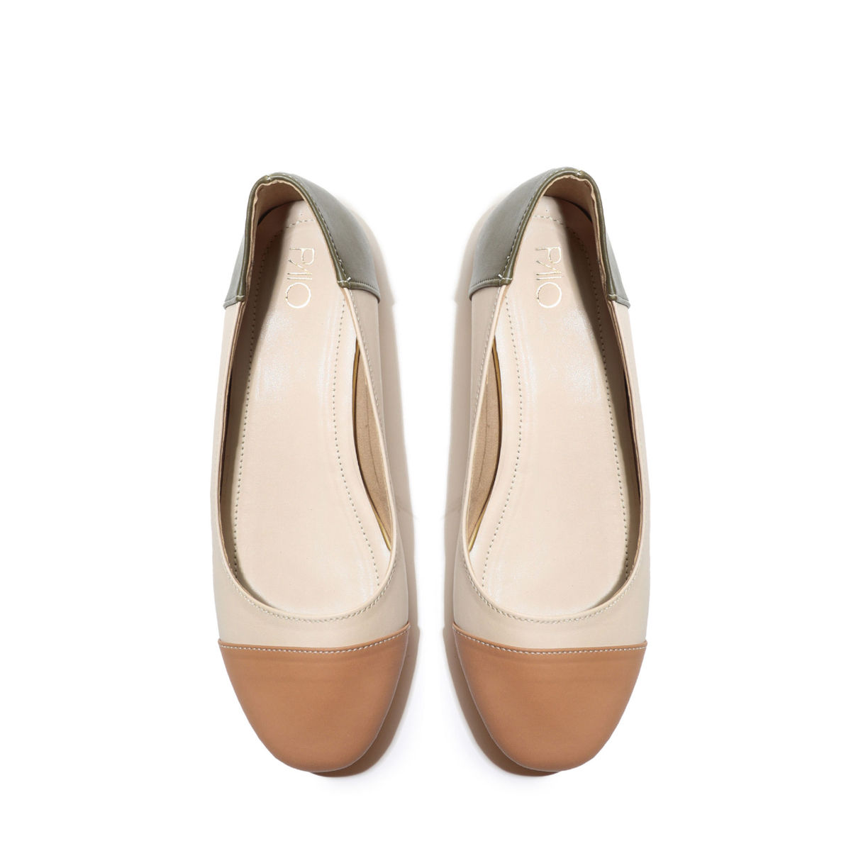 PAIO Colour blocked Ballet Flats Buy PAIO Colour blocked Ballet Flats