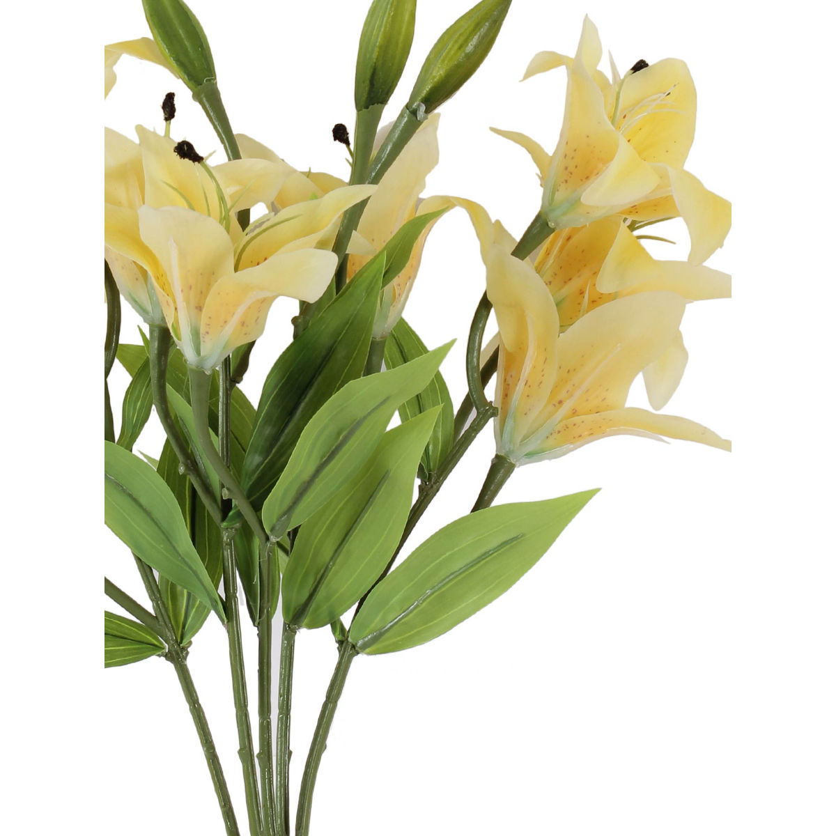 Buy Fourwalls Artificial Real Touch Lily Flower Bunch for Home Decor (5