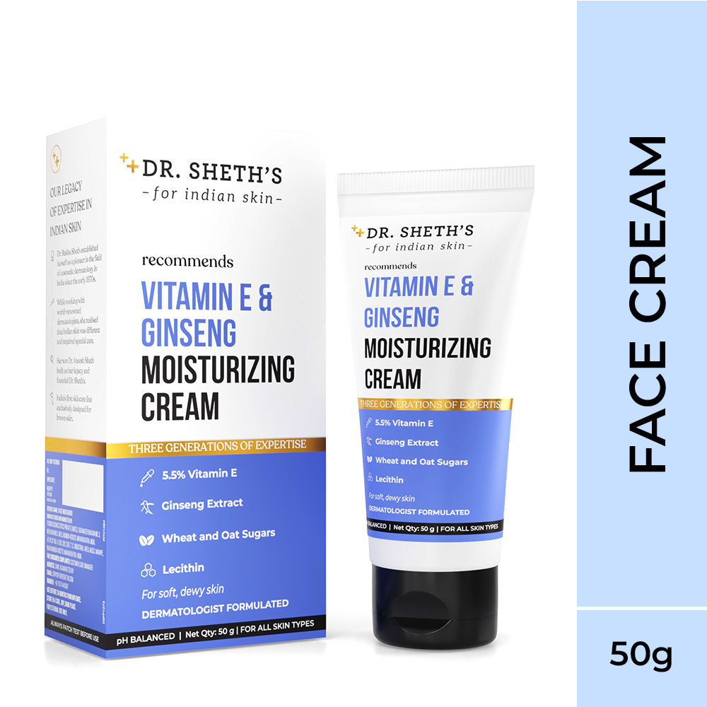 Buy Dr. Sheth's Vitamin E & Ginseng Moisturizing Cream Online