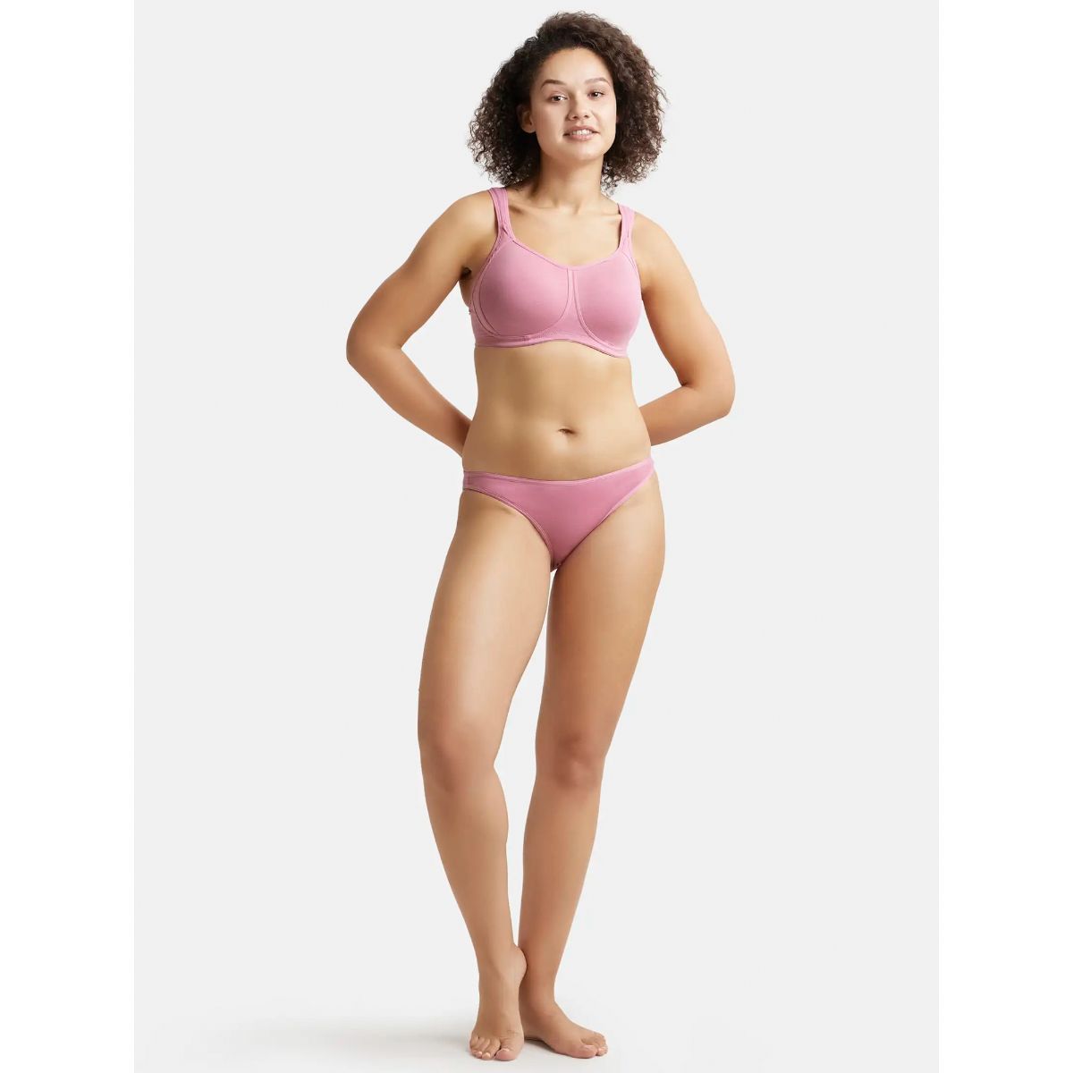 Buy Jockey FE78 Women Wirefree Padded Cotton Full Coverage Plus