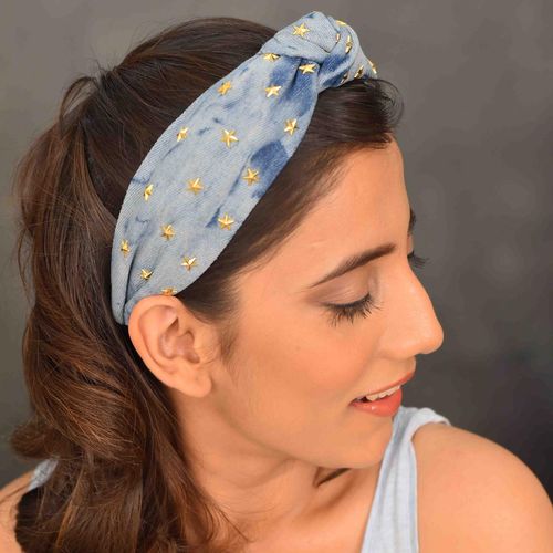 YoungWildFree Blue Star Denim Hair Band-Stylish Fancy Hairband For Women  And Girls: Buy YoungWildFree Blue Star Denim Hair Band-Stylish Fancy  Hairband For Women And Girls Online at Best Price in India |