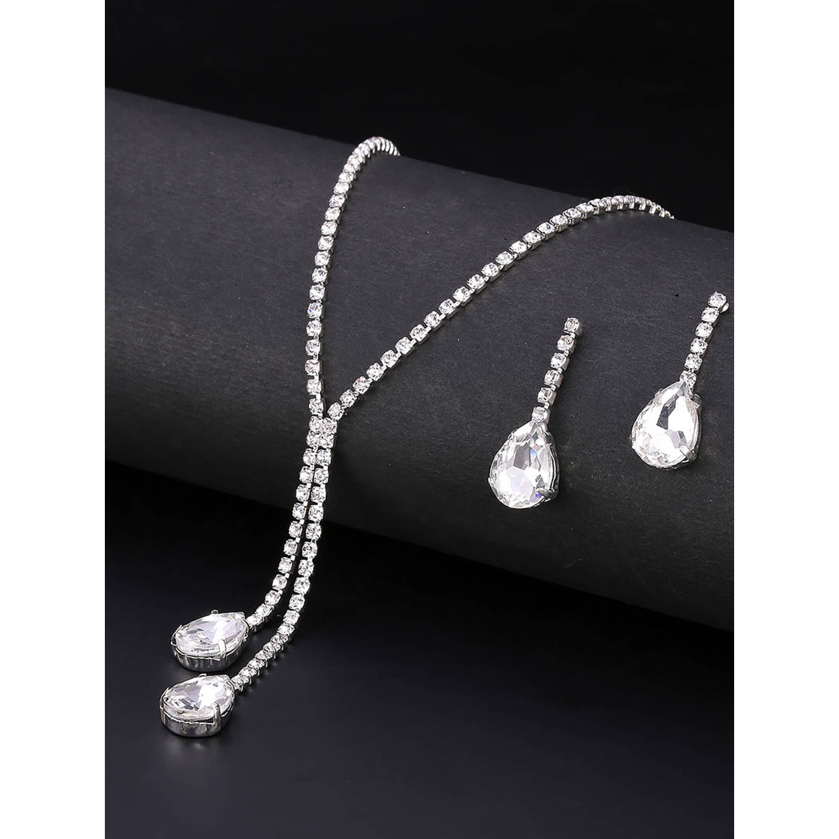 Yellow Chimes Teardrop Shaped Zircon 