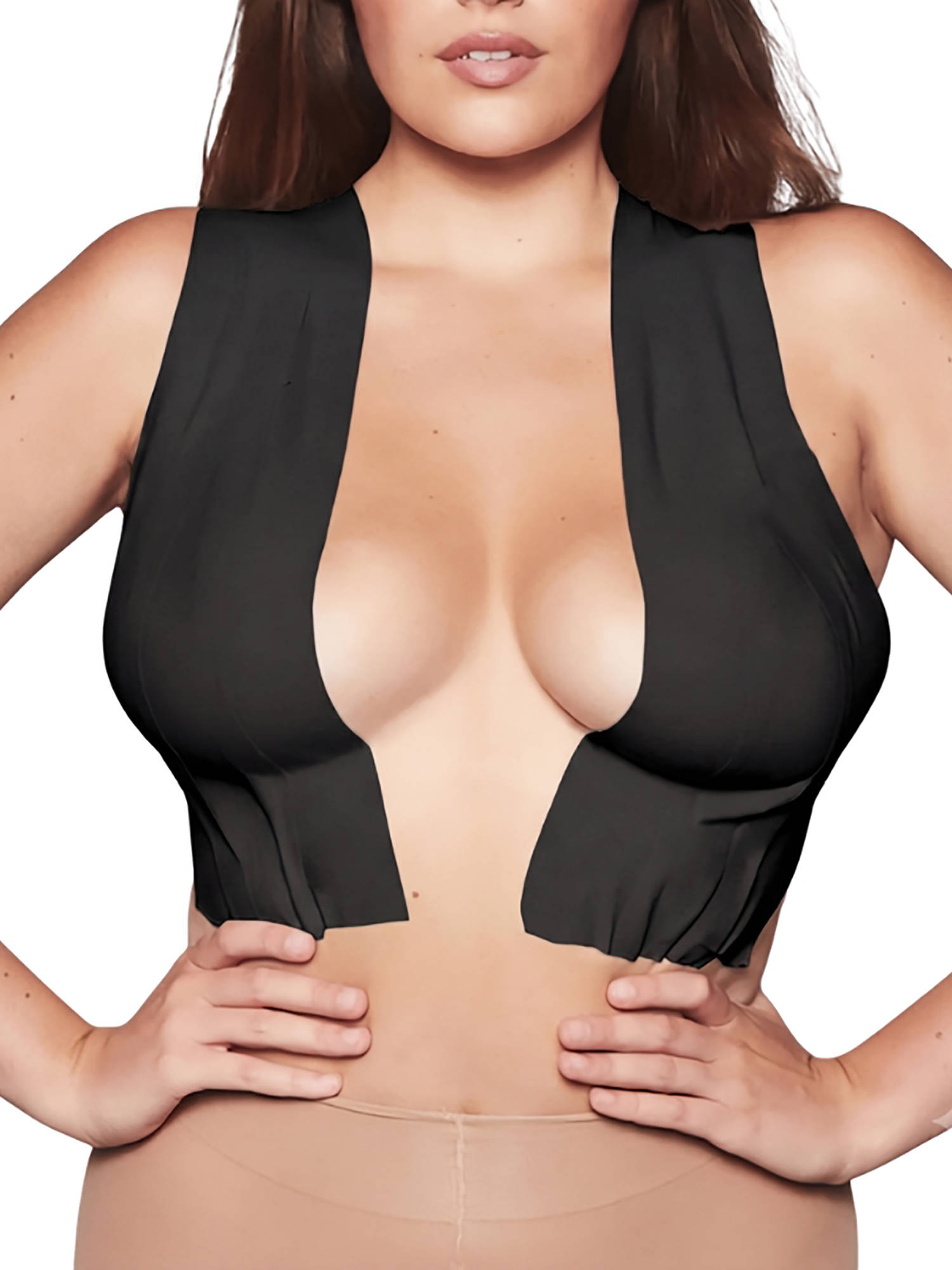 Rheal Curve Women's Black Sweatproof Breast Lift 1 Boob Tape with 2 Pair of Nipple Pasties