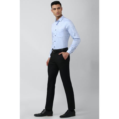 Buy Louis Philippe Men Regular fit Formal Shirt - Blue Online at