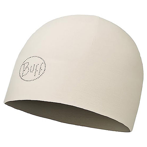 Buff Unisex White Polyester Microfiber Reversible Beanie