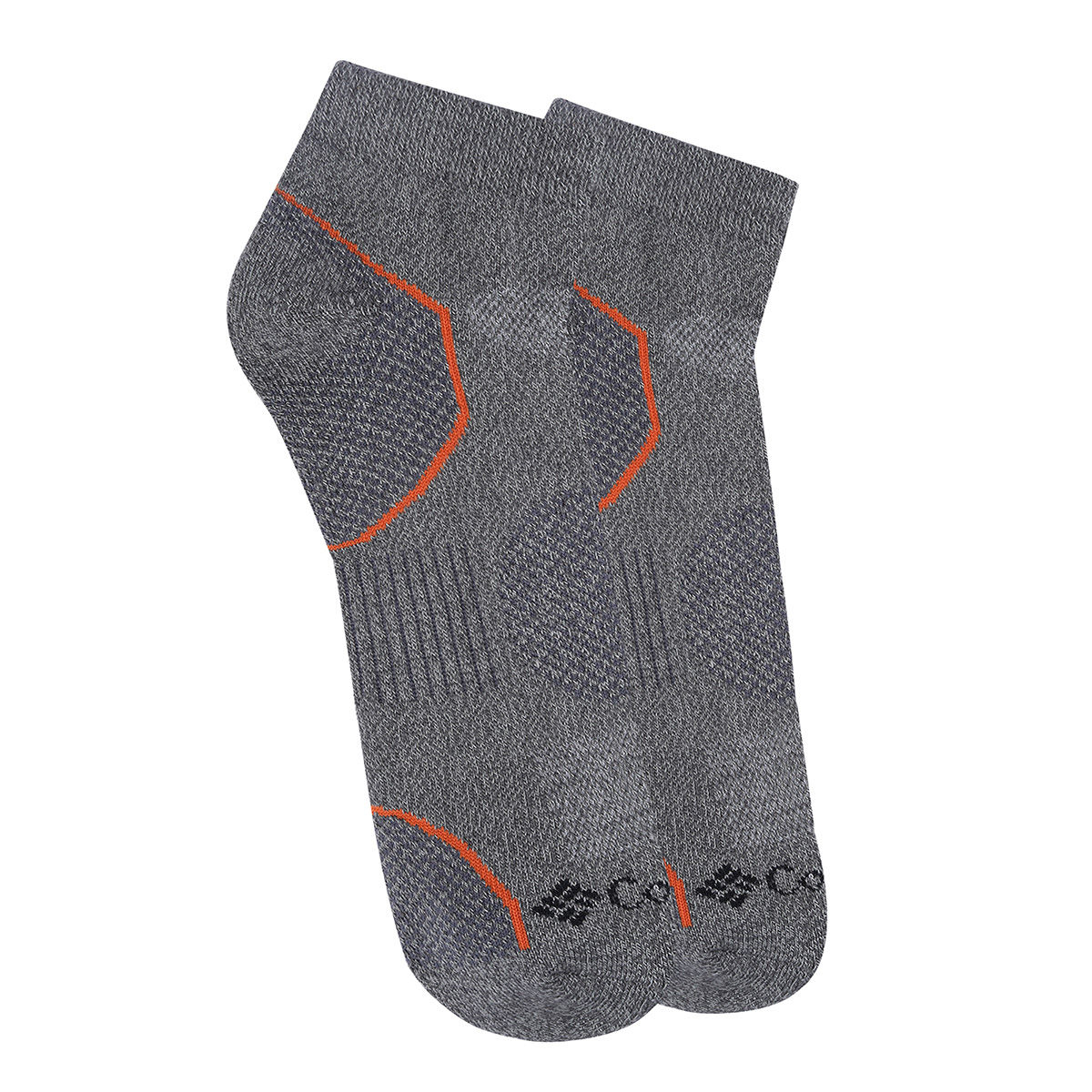 Naïve - Short smart gray socks with blue polka dots –