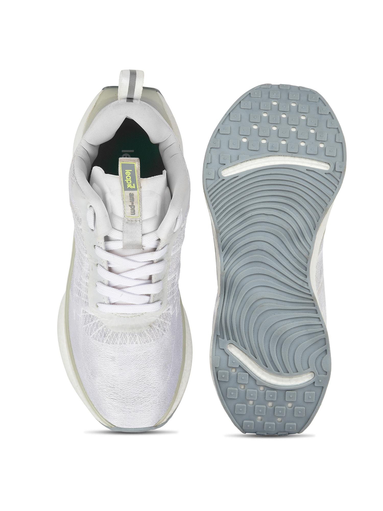 Buy LIBERTY Leap7X Ghd-102 White Sports Lacing Running Shoes for