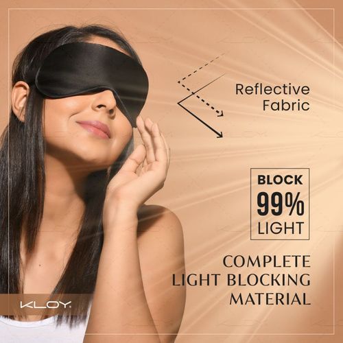Buy mCaffeine Mulberry Silk Eye Mask - Helps To Sleep Comfortably Online at  Best Price of Rs 351.12 - bigbasket