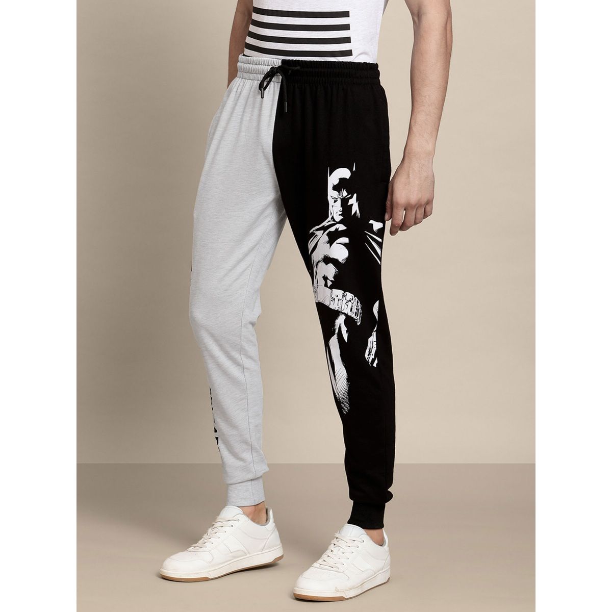 Buy FREE AUTHORITY Blue Printed Cotton Mens Track Pants | Shoppers Stop