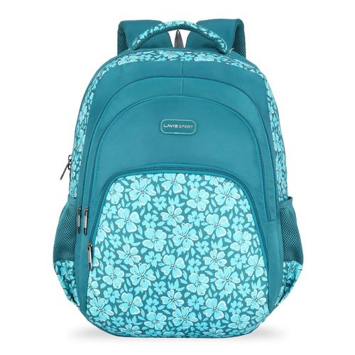 Buy Lavie Solid/Plain Blue Backpacks Online