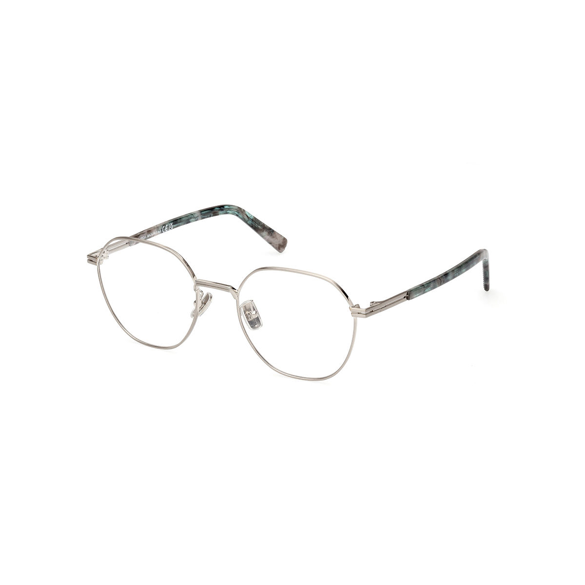 Buy Ermenegildo Zegna Clear Metal Frames EZ5270-H 53 016 Online