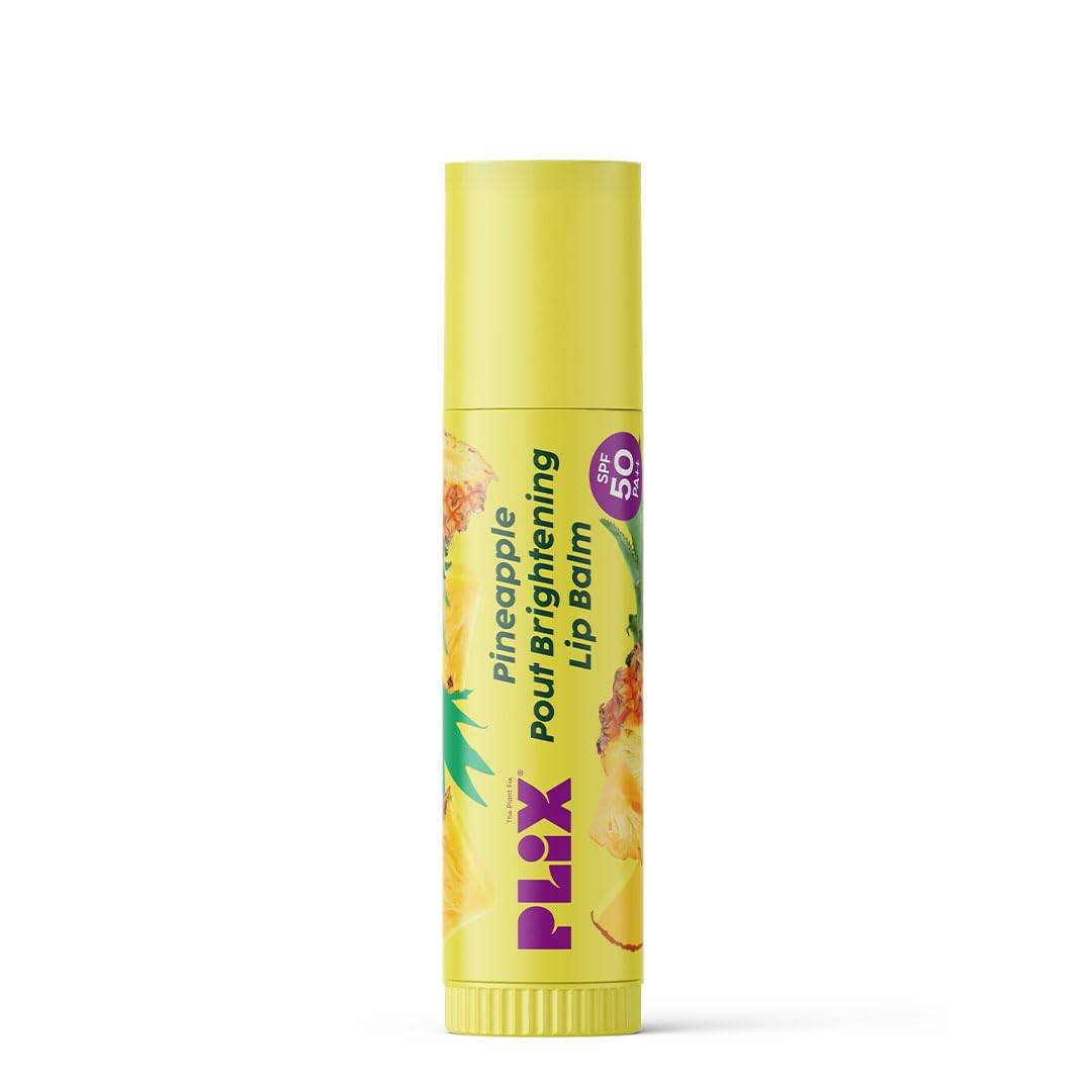 Plix The Plant Fix Pineapple Brightening Lip Balm With SPF 50 PA++