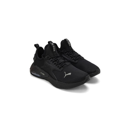 Puma X-Cell Nova Unisex Black Running Shoes (UK 3)