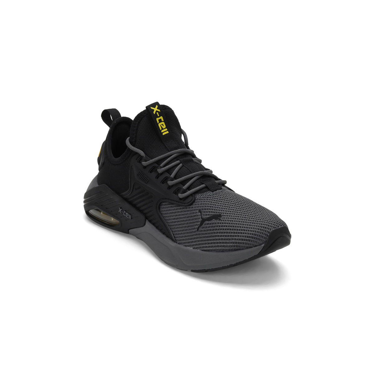 Puma X-Cell Nova Unisex Black Running Shoes (UK 6)