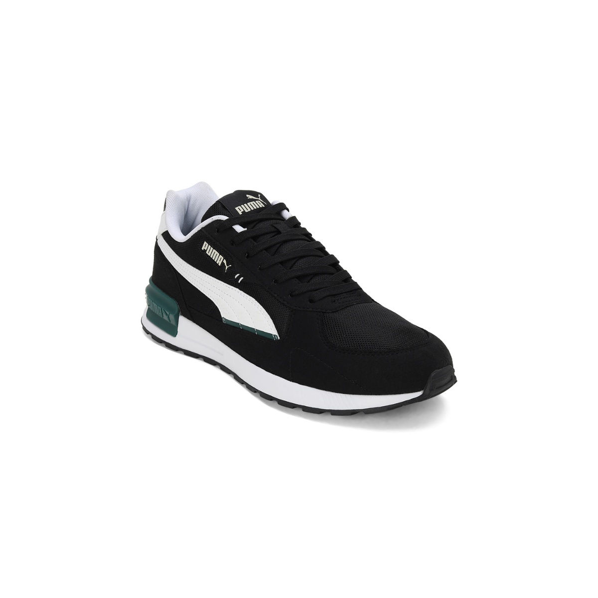 Puma Graviton Unisex Black Sneakers UK 3