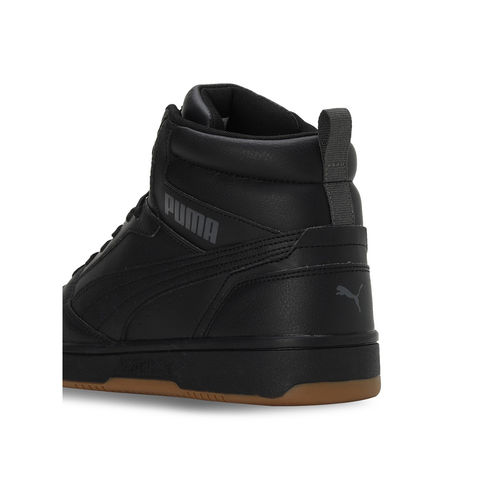 Puma Rebound V6 Unisex Black Sneakers