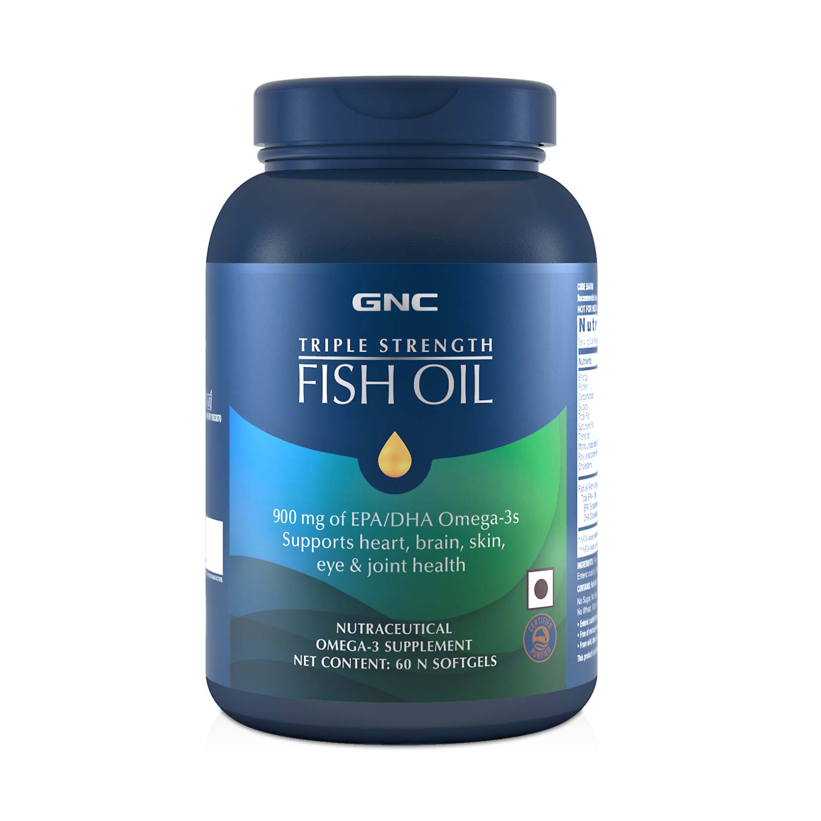 GNC Triple Strength Fish Oil: Buy GNC Triple Strength Fish Oil Online at  Best Price in India | Nykaa