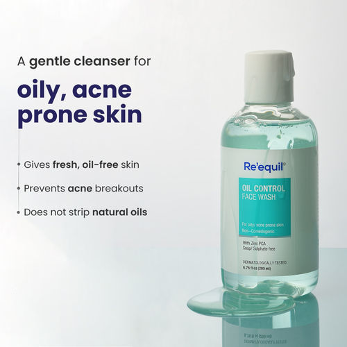 Buy Oil Control & Anti Acne Face Wash Online - Re'equil
