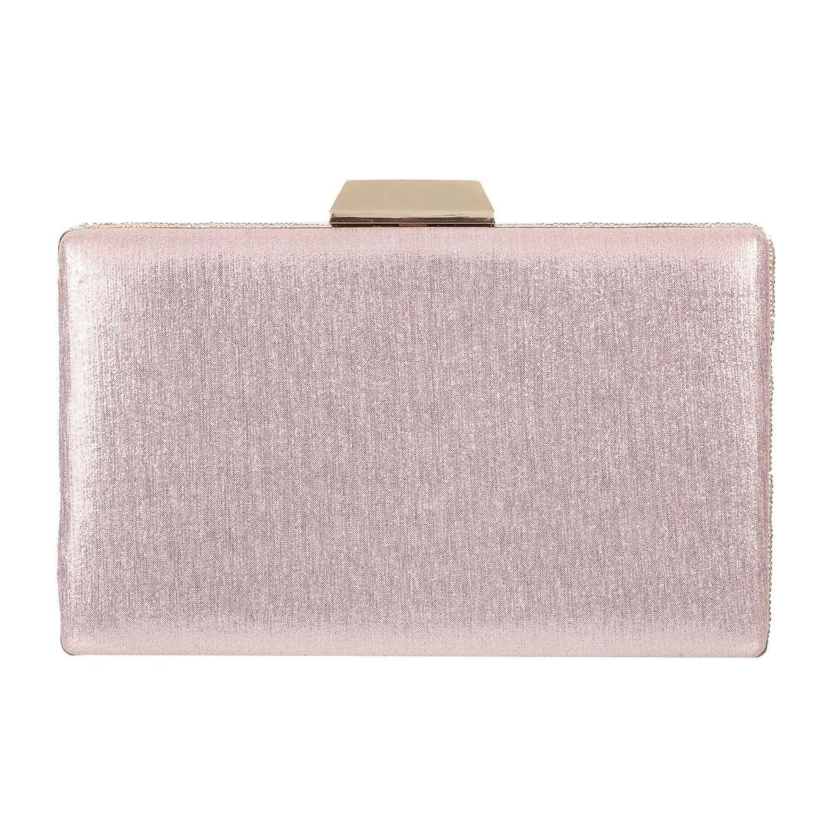 Rose gold beaded discount clutch