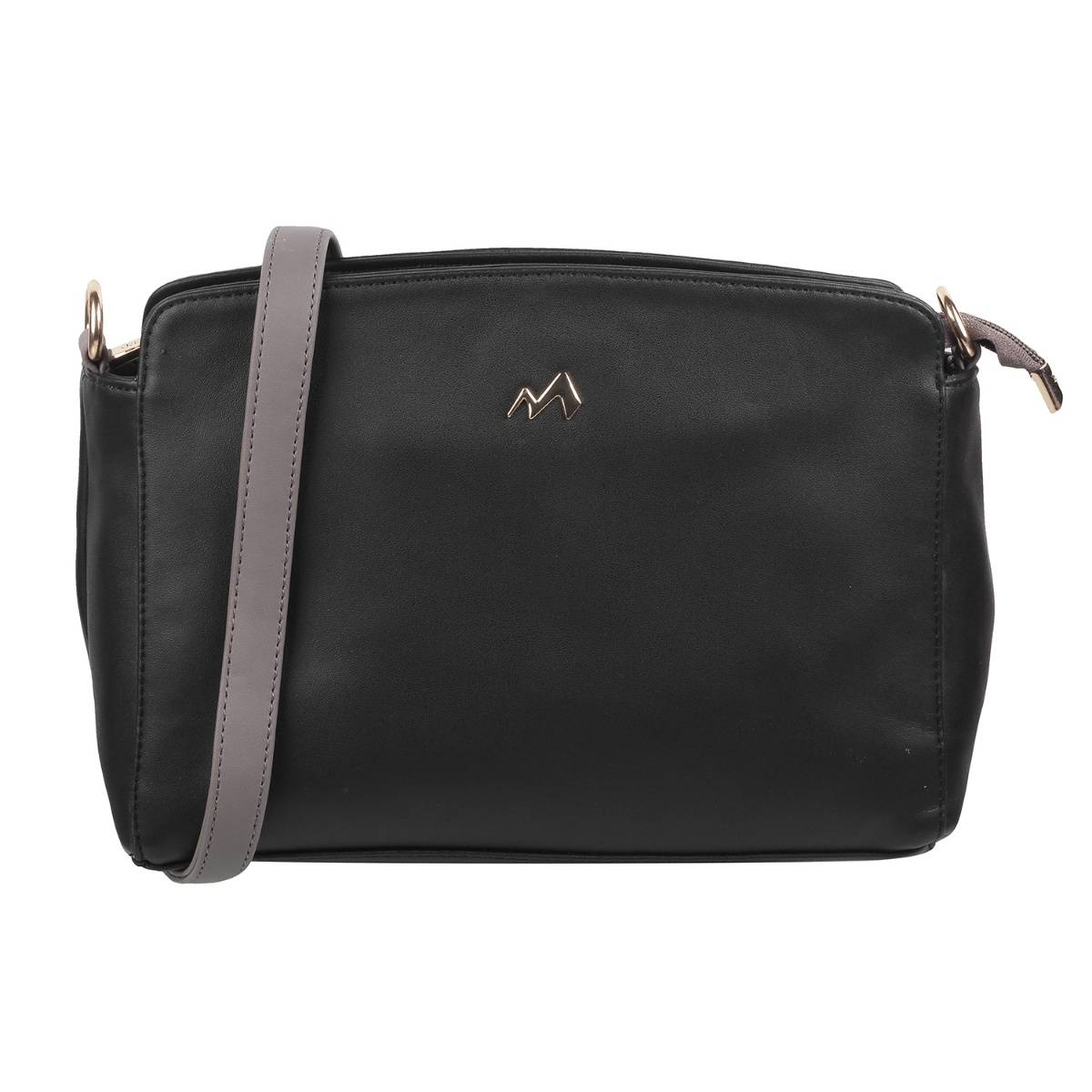 Metro Women Black Synthetic Sling and Cross Bag