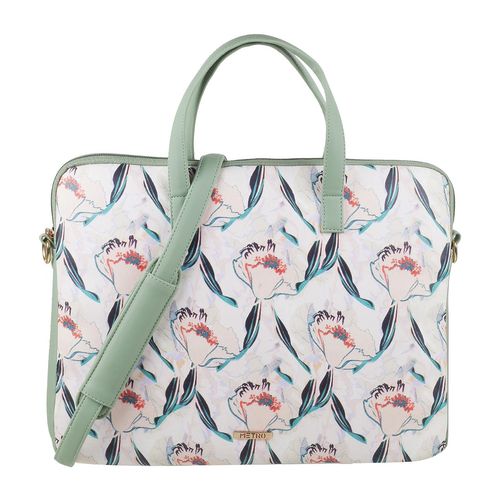 Buy Metro Women Green Synthetic Laptop Bag Online