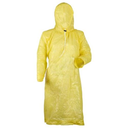 Premsons Reusable Raincoat Poncho with Hood for Women and Men Yellow